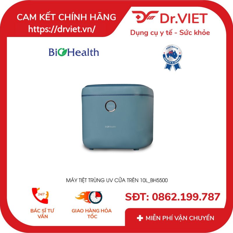 Máy tiệt trùng UV cửa trên 10L BioHealth BH5500