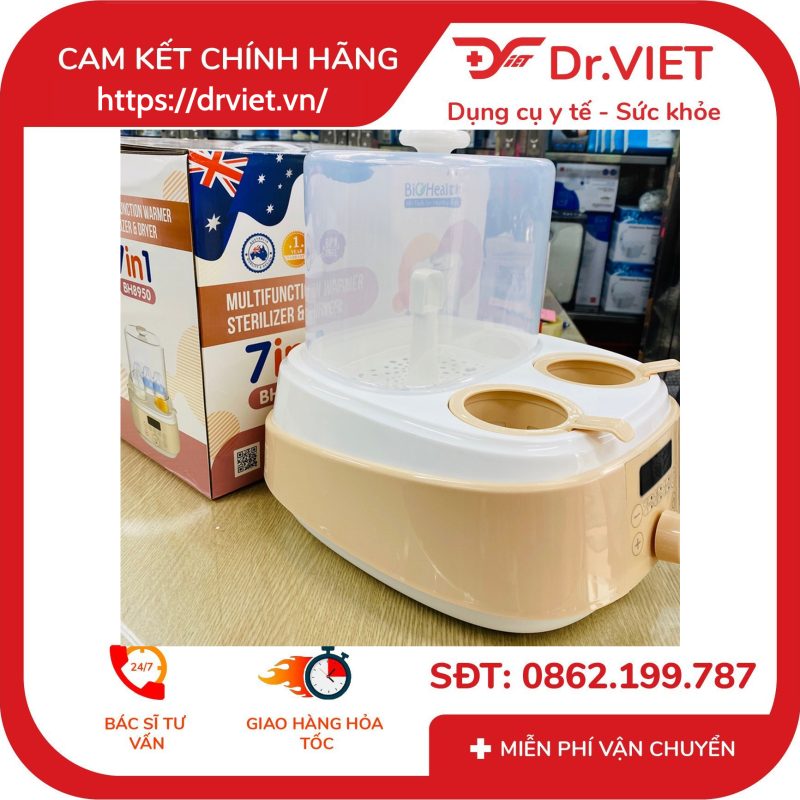Máy Hâm Sữa Đa Năng 7in1 Biohealth BH8950 16 Máy Hâm Sữa Đa Năng 7in1 Biohealth BH8950