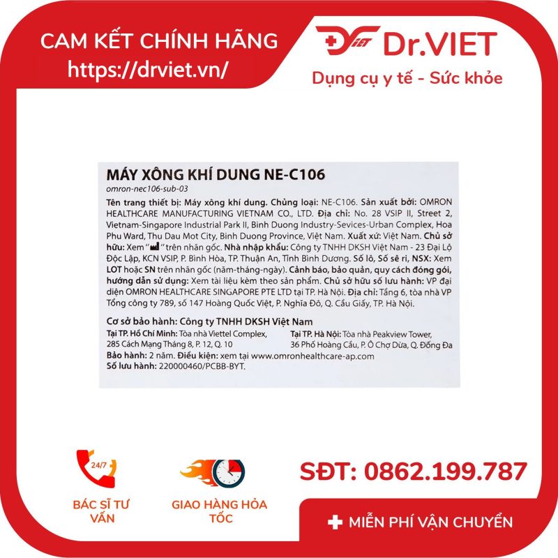 Máy xông khí dung Omron NE-C106