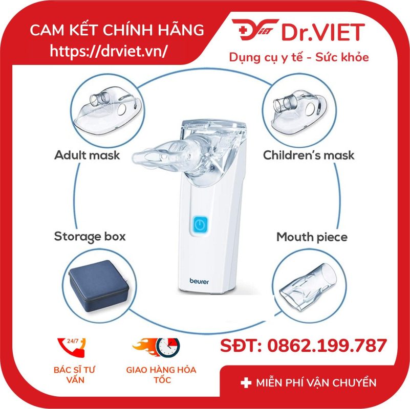 Máy xông khí dung cầm tay Beurer IH55 14 Máy xông khí dung cầm tay Beurer IH55
