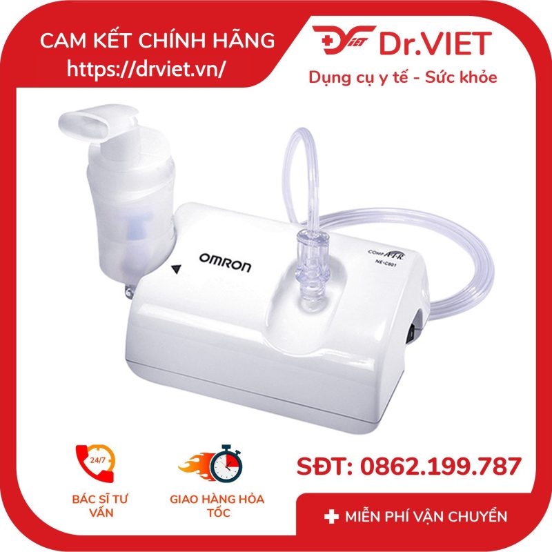 Máy xông mũi họng Omron NE-C801