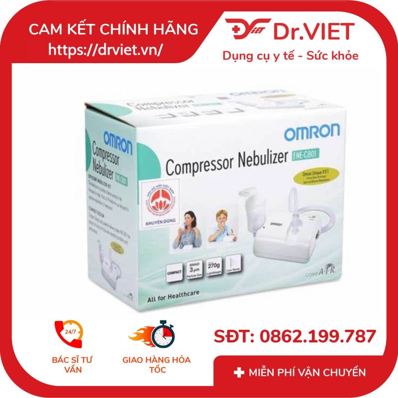 Máy xông mũi họng Omron NE-C801