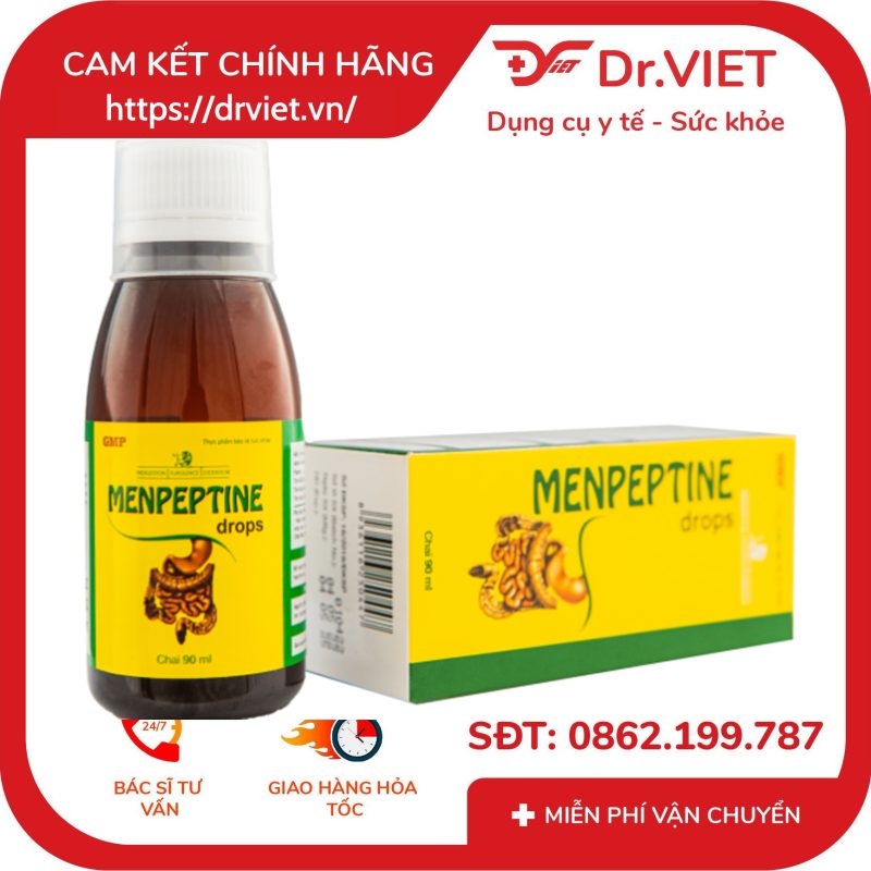 Men Tiêu Hóa Menpeptine Drops Mediphar chai 60ml 11 Men Tiêu Hóa Menpeptine Drops Mediphar chai 60ml