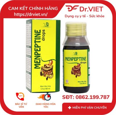 Men Tiêu Hóa Menpeptine Drops Mediphar chai 60ml 18 Men Tiêu Hóa Menpeptine Drops Mediphar chai 60ml
