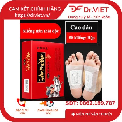 Miếng dán ngải cứu thải độc Chân Lão Bắc Kinh