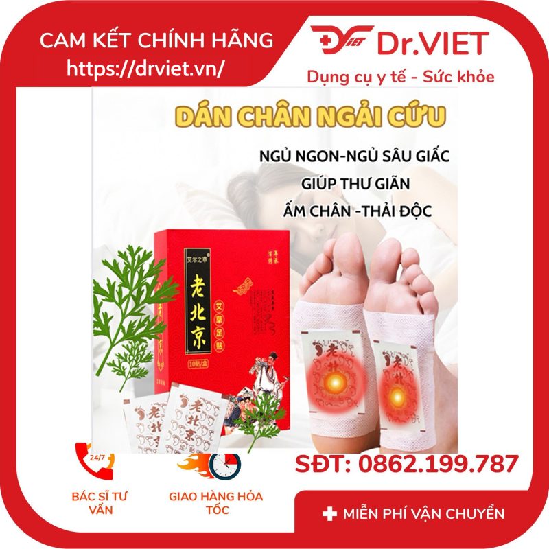 Alternative view of Miếng dán ngải cứu thải độc Chân Lão Bắc Kinh