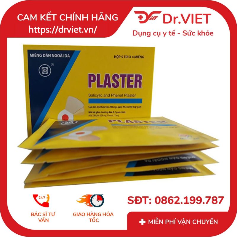 Miếng dán ngoài da Plaster trị mụn cóc 11 Miếng dán ngoài da Plaster trị mụn cóc