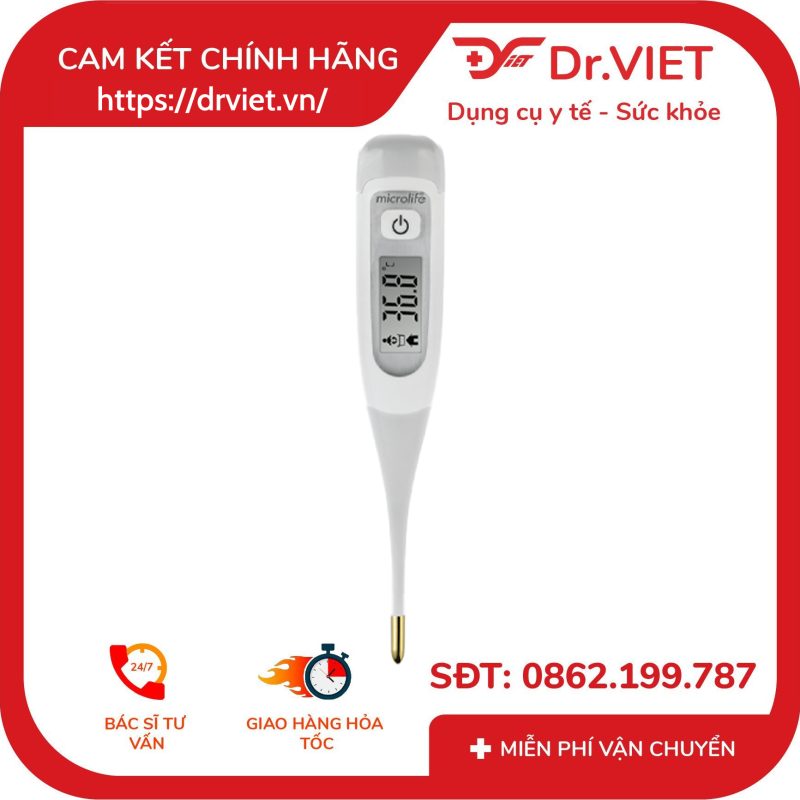 Nhiệt kế điện tử dạng bút Microlife MT850 12 Nhiệt kế điện tử dạng bút Microlife MT850