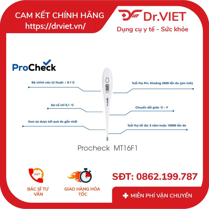 Nhiệt Kế Điện Tử Dạng Bút ProCheck MT16F1 11 Nhiệt Kế Điện Tử Dạng Bút ProCheck MT16F1