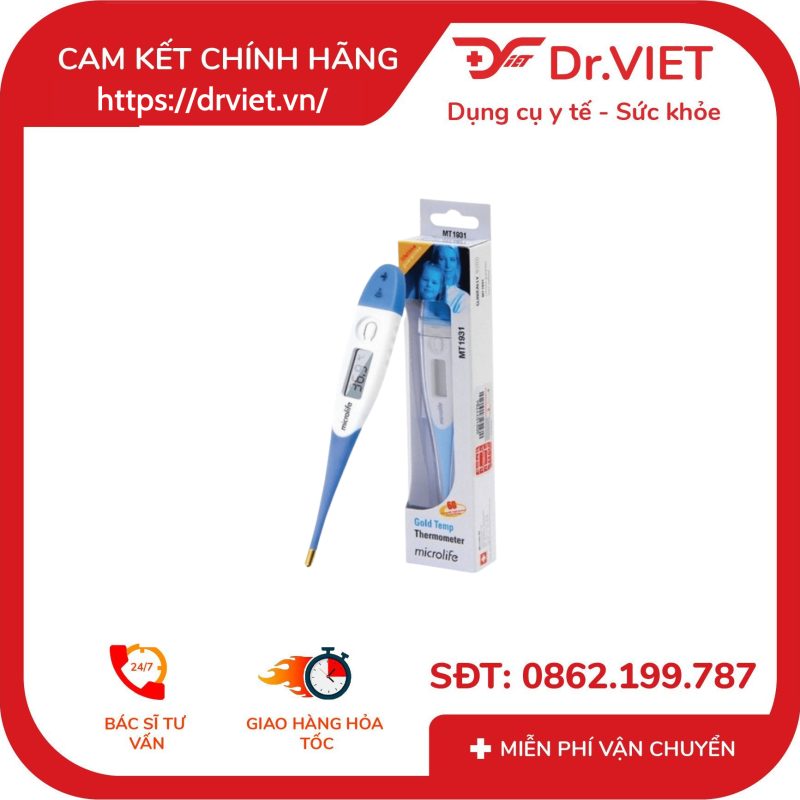 Nhiệt kế điện tử Microlife MT1931 13 Nhiệt kế điện tử Microlife MT1931