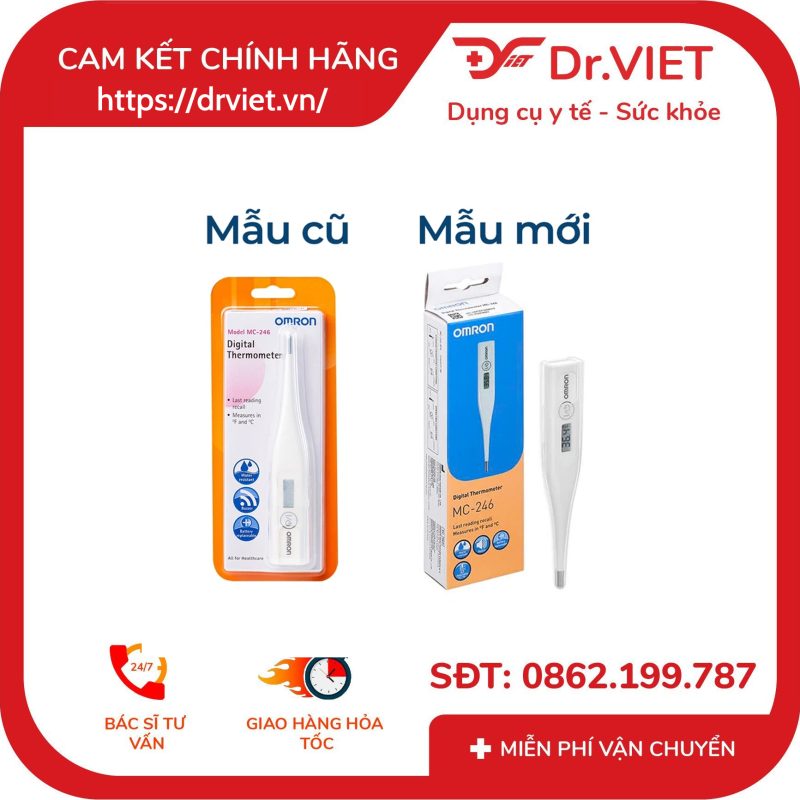 Nhiệt kế điện tử Omron MC-246