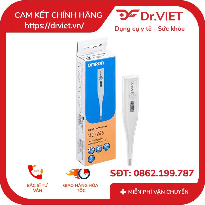Nhiệt kế điện tử Omron MC-246