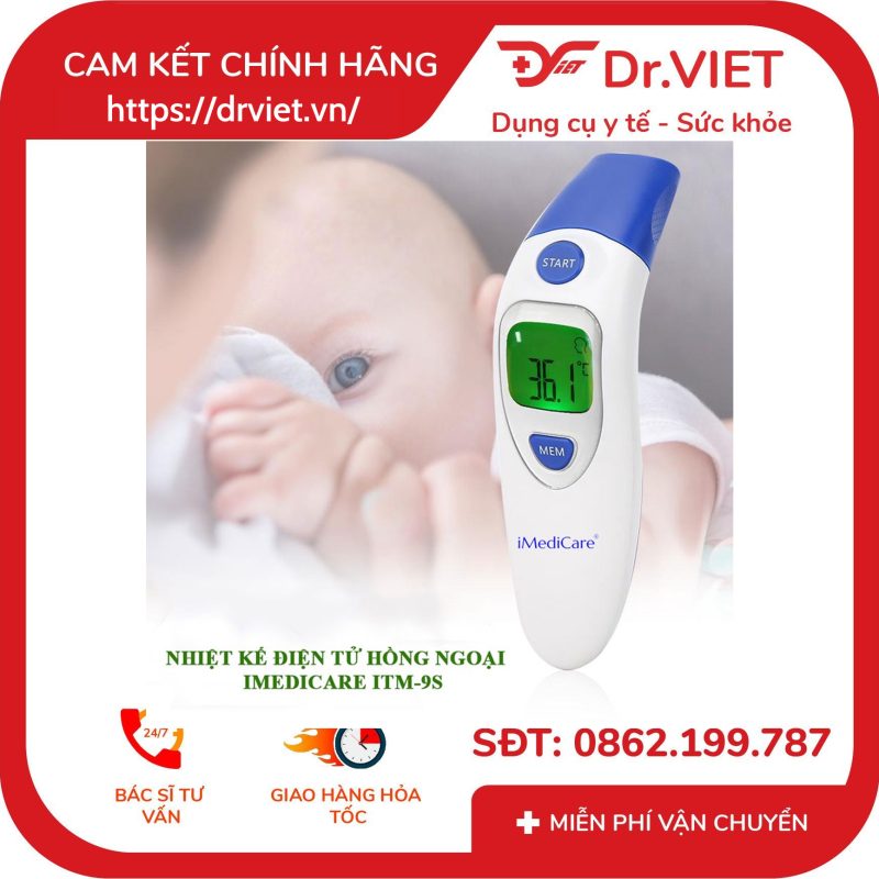 Nhiệt kế điện tử hồng ngoại iMediCare iTM-9S 13 Nhiệt kế điện tử hồng ngoại iMediCare iTM-9S