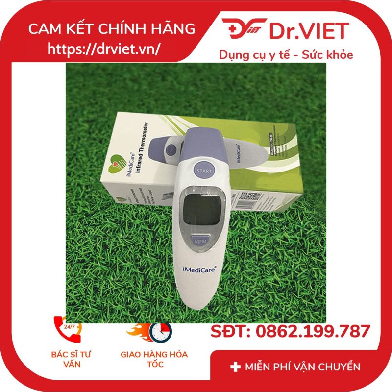 Nhiệt kế điện tử hồng ngoại iMediCare iTM-9S 12 Nhiệt kế điện tử hồng ngoại iMediCare iTM-9S
