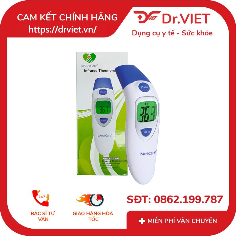 Alternative view of Nhiệt kế điện tử hồng ngoại iMediCare iTM-9S