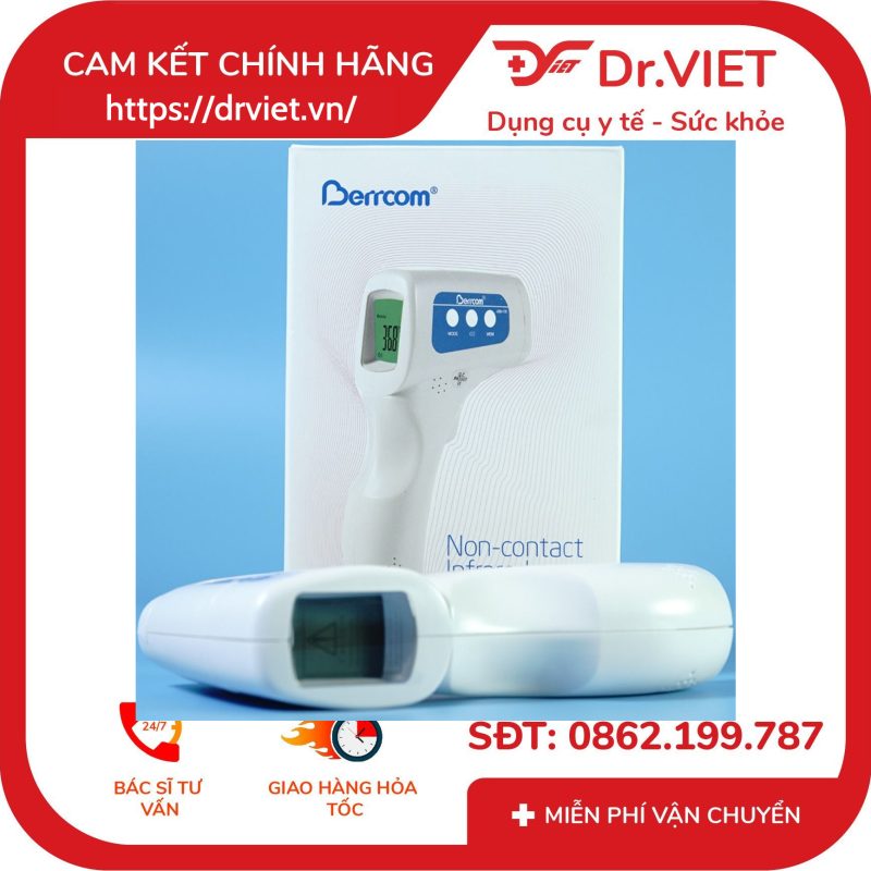 Nhiệt kế đo trán không tiếp xúc Berrcom JXB-178 12 Nhiệt kế đo trán không tiếp xúc Berrcom JXB-178