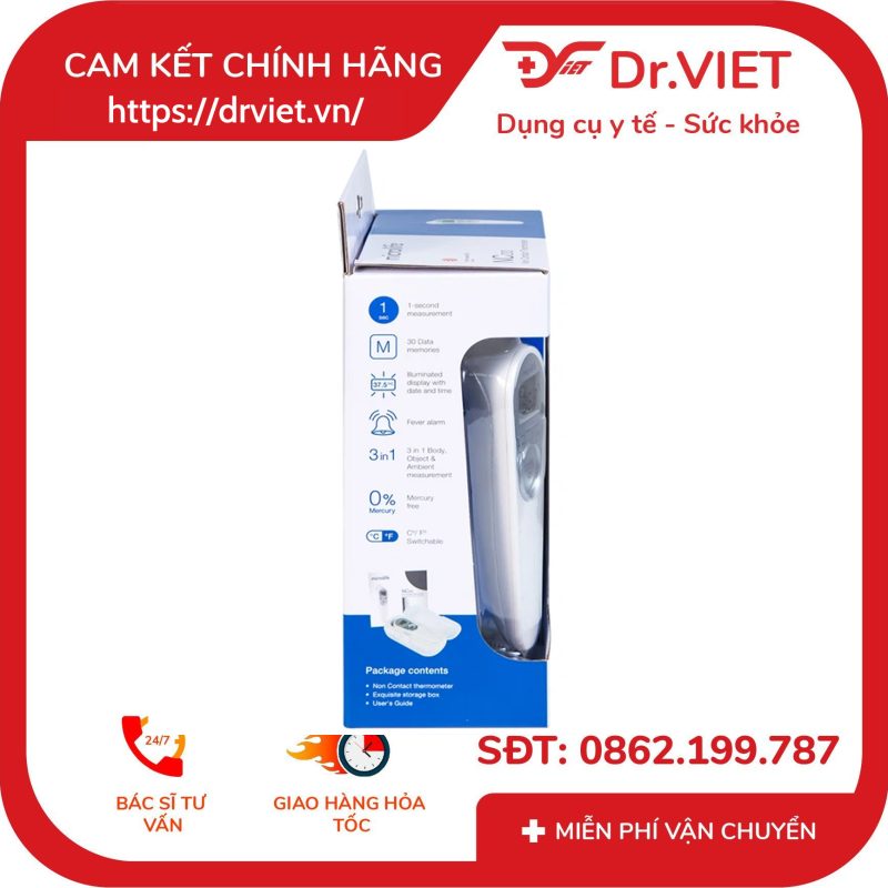 Nhiệt kế hồng ngoại đo trán Microlife NC200 11 Nhiệt kế hồng ngoại đo trán Microlife NC200