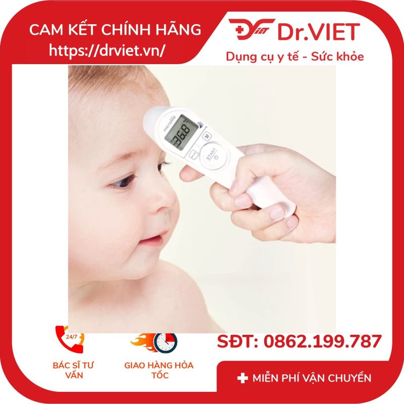 Alternative view of Nhiệt kế hồng ngoại đo trán Microlife NC200