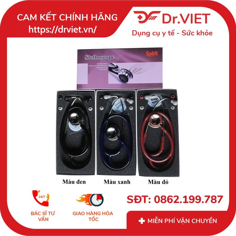 Alternative view of Ống nghe y tế 2 mặt Spirit CK-601P