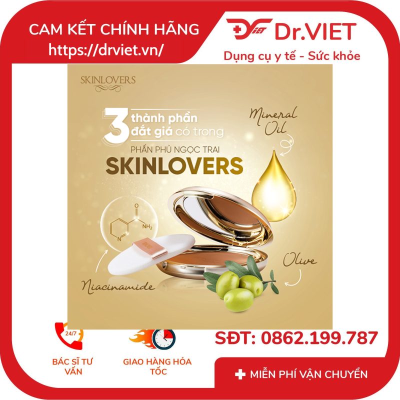 Phấn phủ Skinlovers Blooming ngọc trai siêu mịn số 21 13 Phấn phủ Skinlovers Blooming ngọc trai siêu mịn số 21