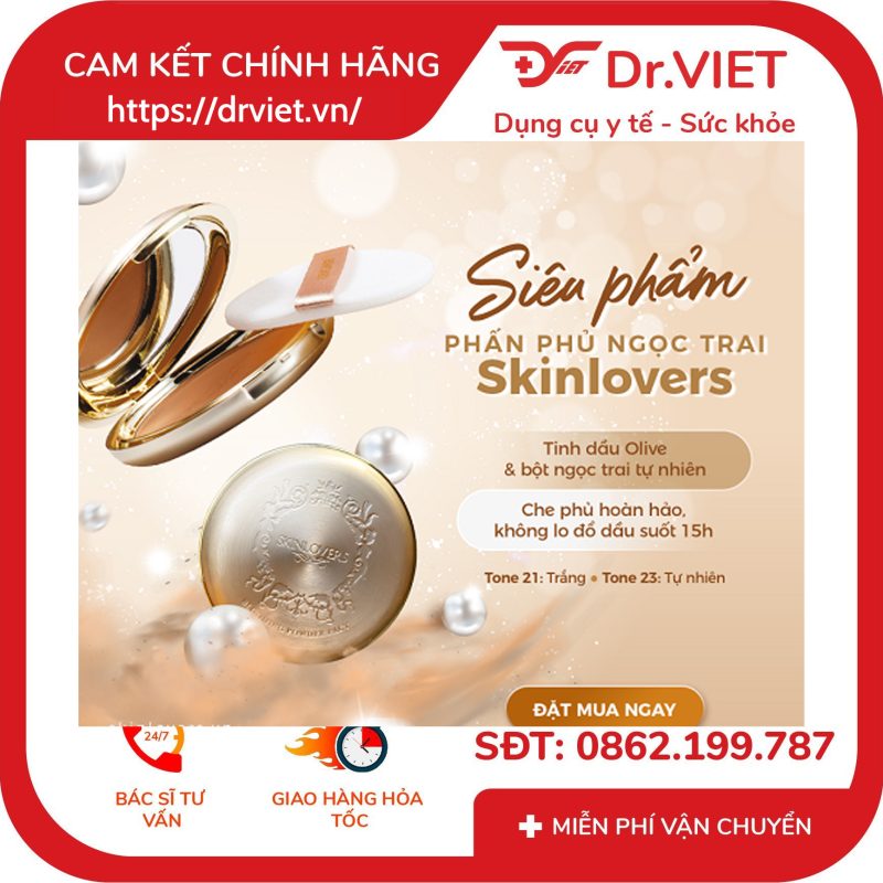 Phấn phủ Skinlovers Blooming ngọc trai siêu mịn số 21 10 Phấn phủ Skinlovers Blooming ngọc trai siêu mịn số 21