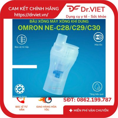 Phụ kiện bầu xông khí dung cho máy khí dung Omron NE-C28, C29, C30 14 Phụ kiện bầu xông khí dung cho máy khí dung Omron NE-C28, C29, C30