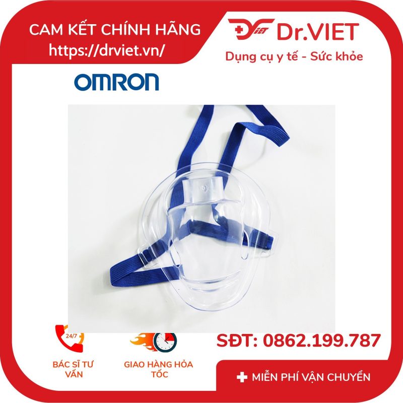 Phụ kiện mặt nạ máy xông khí dung Omron cho Trẻ em Child Mask PVC 10 Phụ kiện mặt nạ máy xông khí dung Omron cho Trẻ em Child Mask PVC