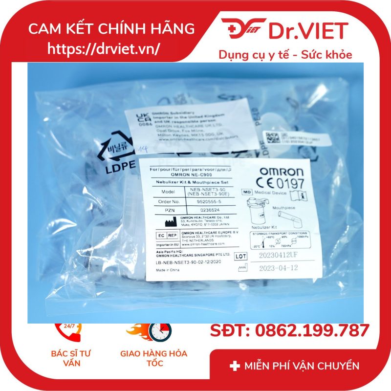 Phụ kiện máy xông khí dung Omron NE-C900 12 Phụ kiện máy xông khí dung Omron NE-C900