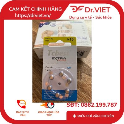 Pin lẻ A10 dùng cho máy trợ thính Biohealth JH-907