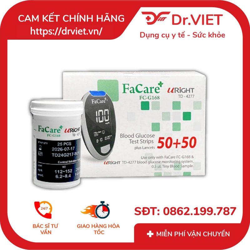 Que thử đường huyết FaCare TD-4277 và FC-G168 11 Que thử đường huyết FaCare TD-4277 và FC-G168