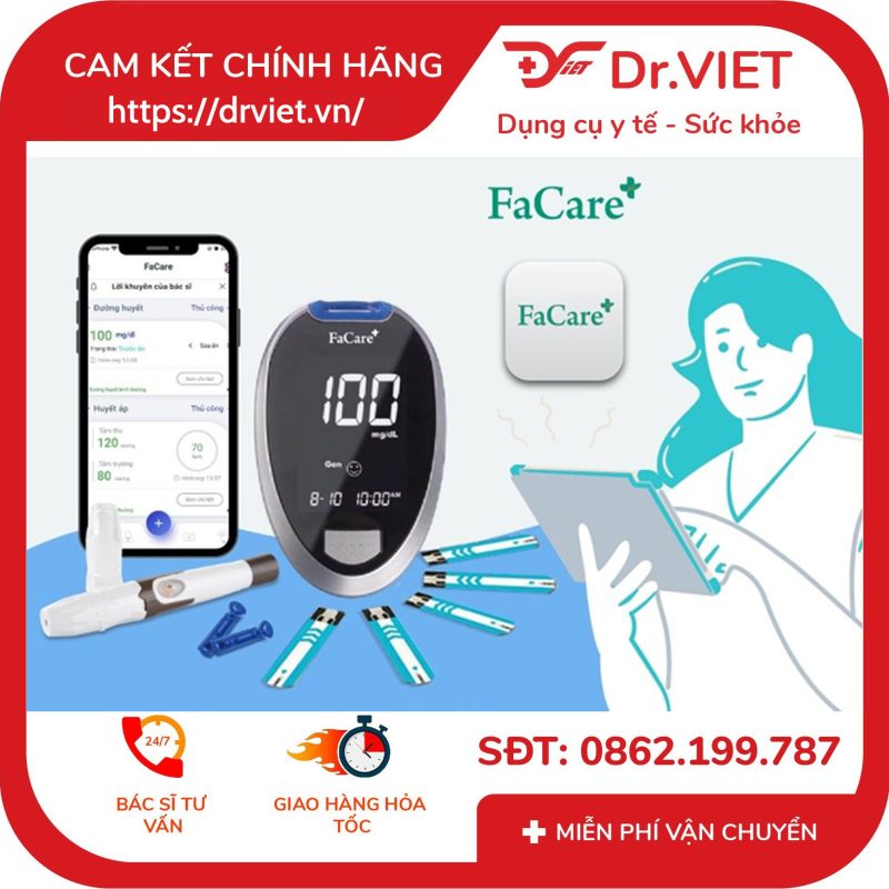Que thử đường huyết FaCare TD-4277 và FC-G168 10 Que thử đường huyết FaCare TD-4277 và FC-G168