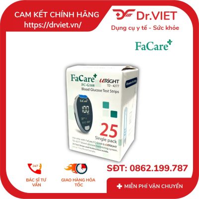 Que thử đường huyết FaCare TD-4277 và FC-G168 15 Que thử đường huyết FaCare TD-4277 và FC-G168