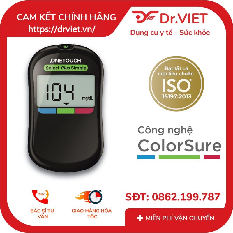 Alternative view of Máy Đo Đường Huyết One Touch Select Plus và Que thử đường huyết
