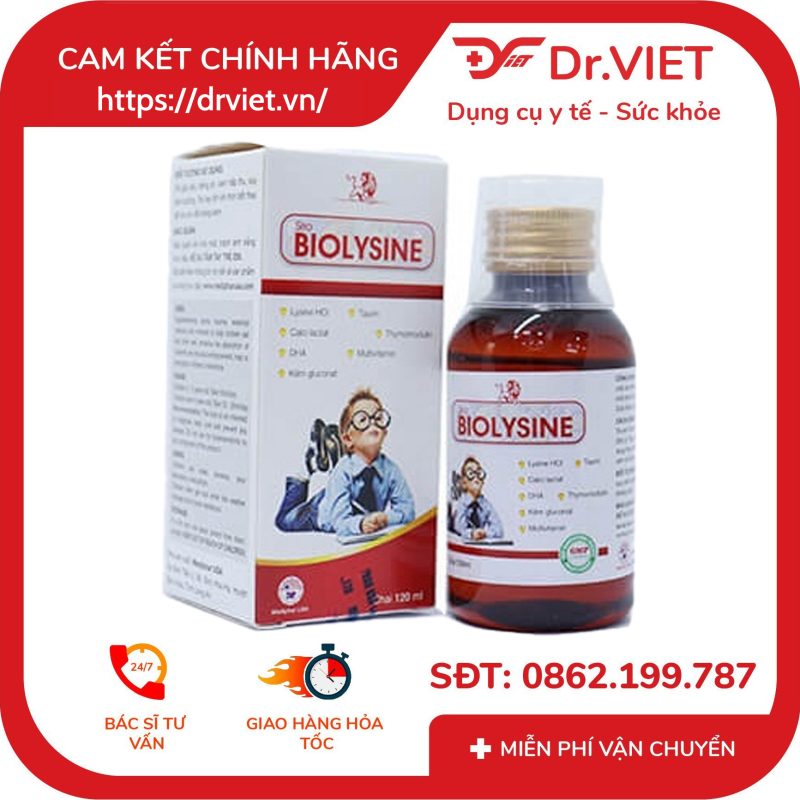 Siro Biolysine MEDIPHAR USA giúp bé ăn ngon ngủ ngon 9 Siro Biolysine MEDIPHAR USA giúp bé ăn ngon ngủ ngon