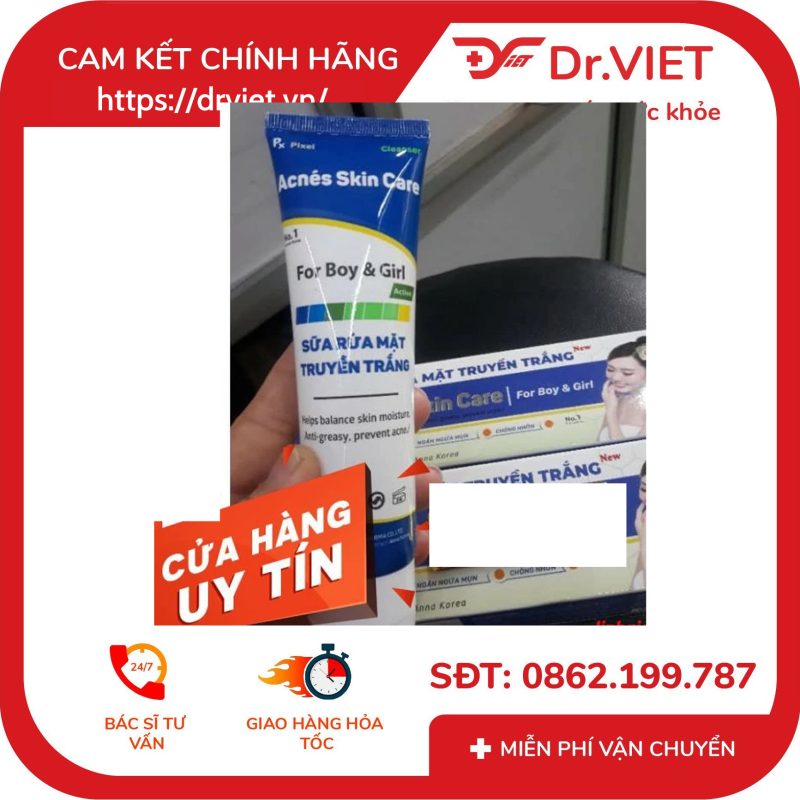 Sữa Rửa Mặt Acnes Skin Care For Boy & Girl - 100ml