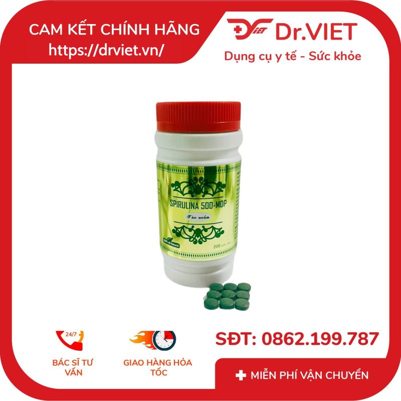 Tảo xoắn Spirulina 500 MDP