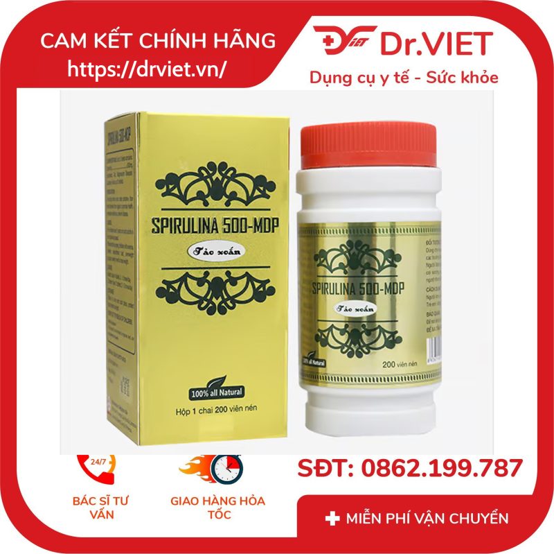 Tảo xoắn Spirulina 500 MDP