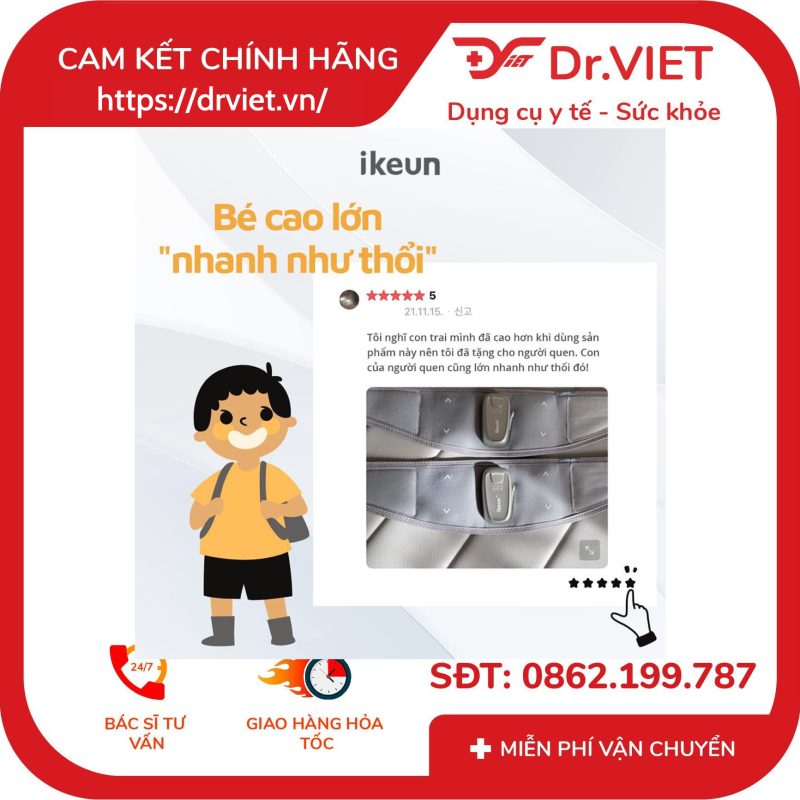 Thiết bị hỗ trợ tăng chiều cao IKEUN 8 Thiết bị hỗ trợ tăng chiều cao IKEUN