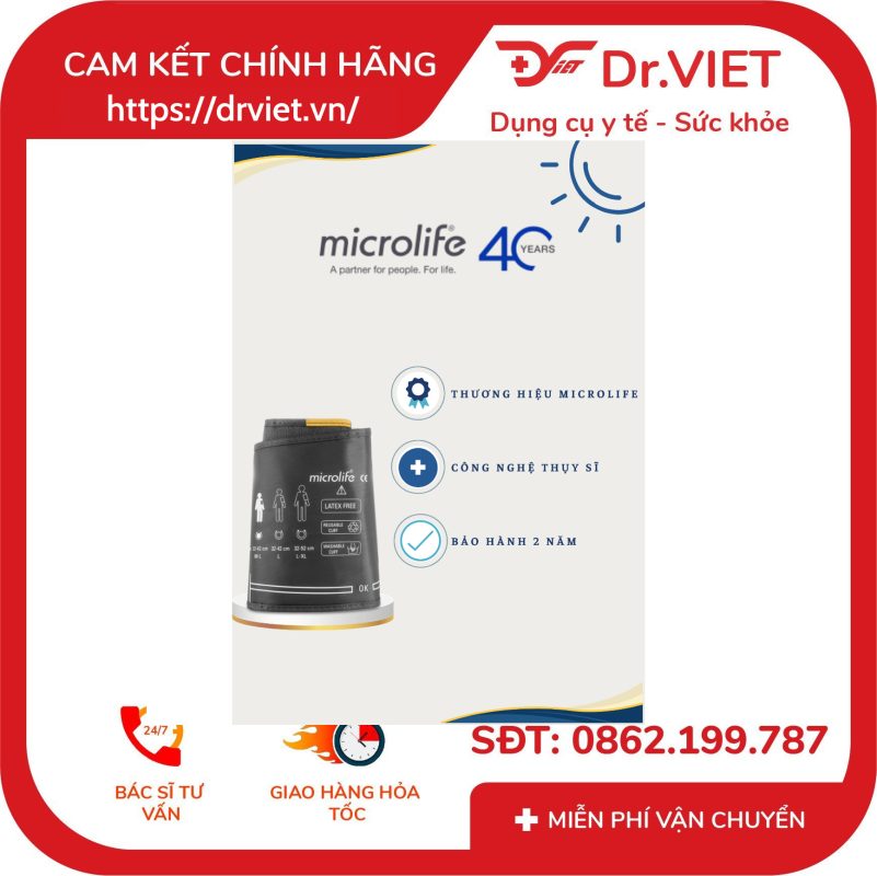 Túi hơi 4G Microlife Cuff 4G size M L