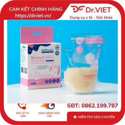 Túi trữ sữa Biohealth 250ml