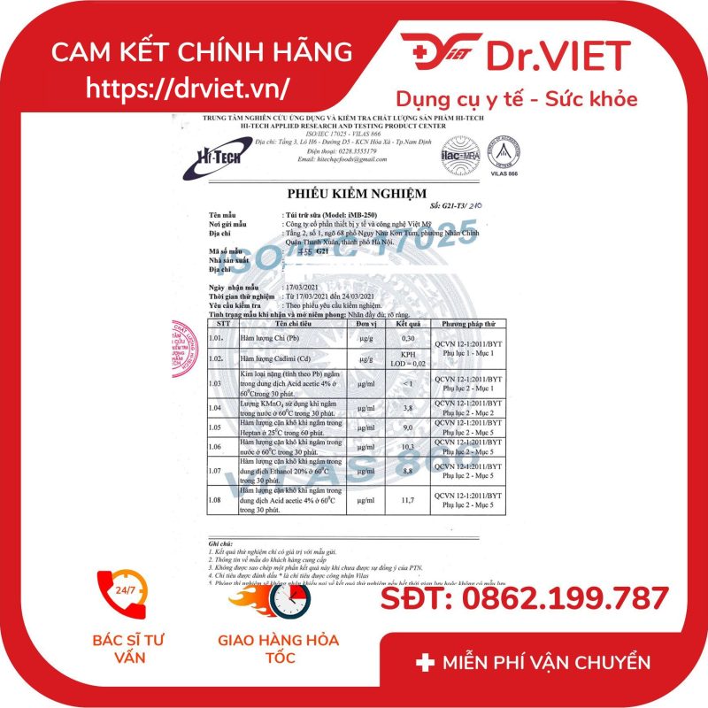 Túi trữ sữa Imedicare IMB-250