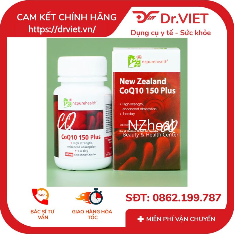 Viên Uống Bổ Tim Mạch Chống Oxy Hóa CoQ10 150 Plus