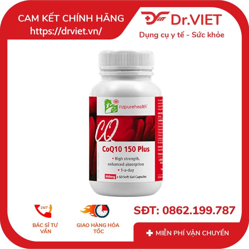 Viên Uống Bổ Tim Mạch Chống Oxy Hóa CoQ10 150 Plus