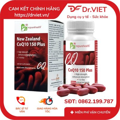 Viên Uống Bổ Tim Mạch Chống Oxy Hóa CoQ10 150 Plus
