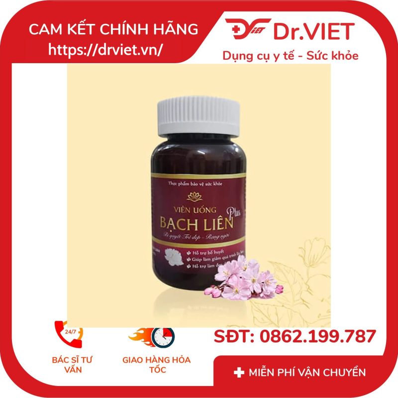 Viên uống Bạch Liên Plus điều hòa nội tiết tố 12 Viên uống Bạch Liên Plus điều hòa nội tiết tố