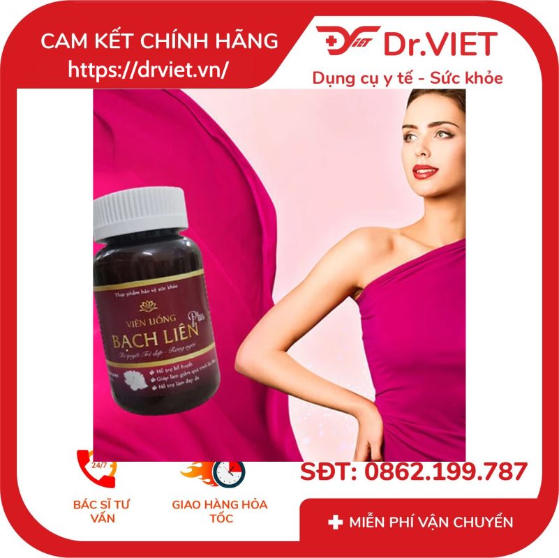 Viên uống Bạch Liên Plus điều hòa nội tiết tố 16 Viên uống Bạch Liên Plus điều hòa nội tiết tố