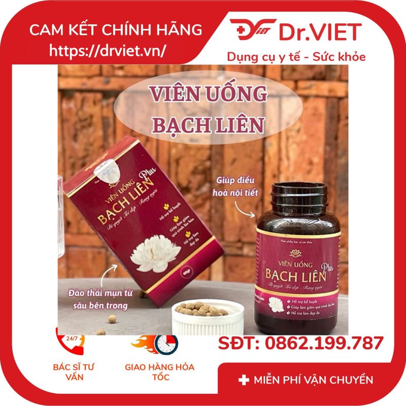 Viên uống Bạch Liên Plus điều hòa nội tiết tố 10 Viên uống Bạch Liên Plus điều hòa nội tiết tố