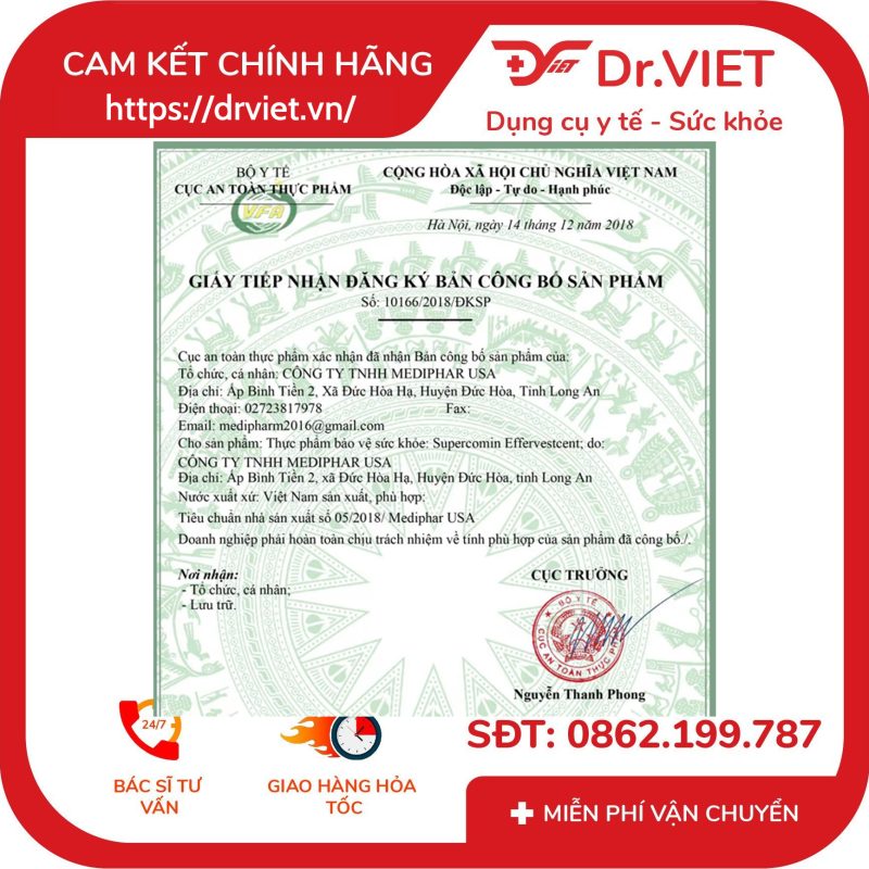 Viên sủi Supercomin Effervescent Bổ sung vitamin 12 Viên sủi Supercomin Effervescent Bổ sung vitamin