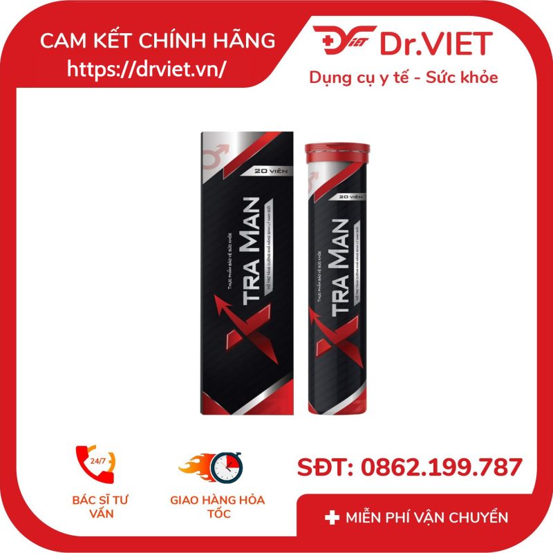 Viên sủi Xtra Man hỗ trợ tăng cường sinh lý nam giới