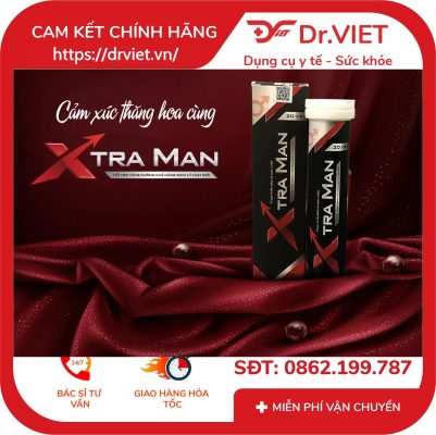 Viên sủi Xtra Man hỗ trợ tăng cường sinh lý nam giới
